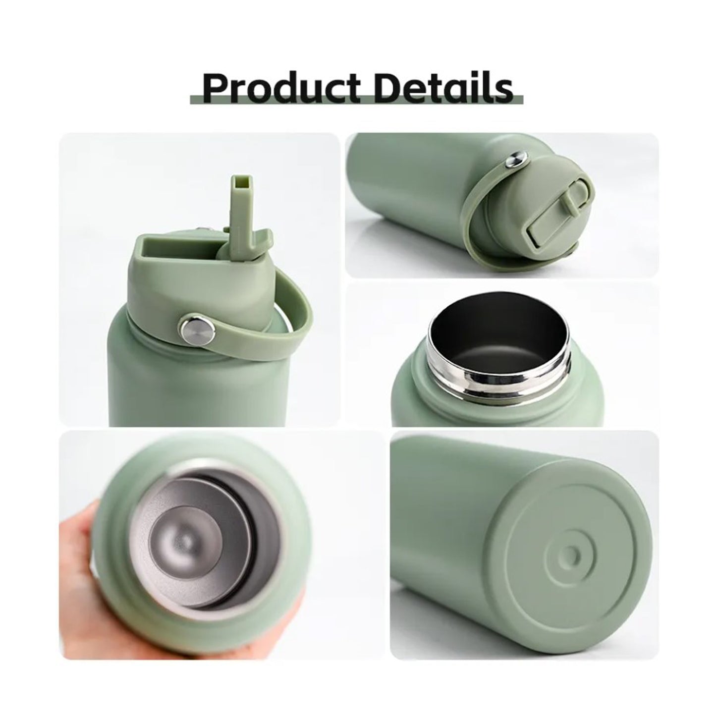 Powder-Coated Water Bottle – 32 OZ "Baadak Ala Bali" (Fairuz Edition)
